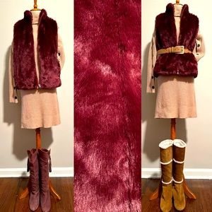 J. Crew Faux Fur Vest